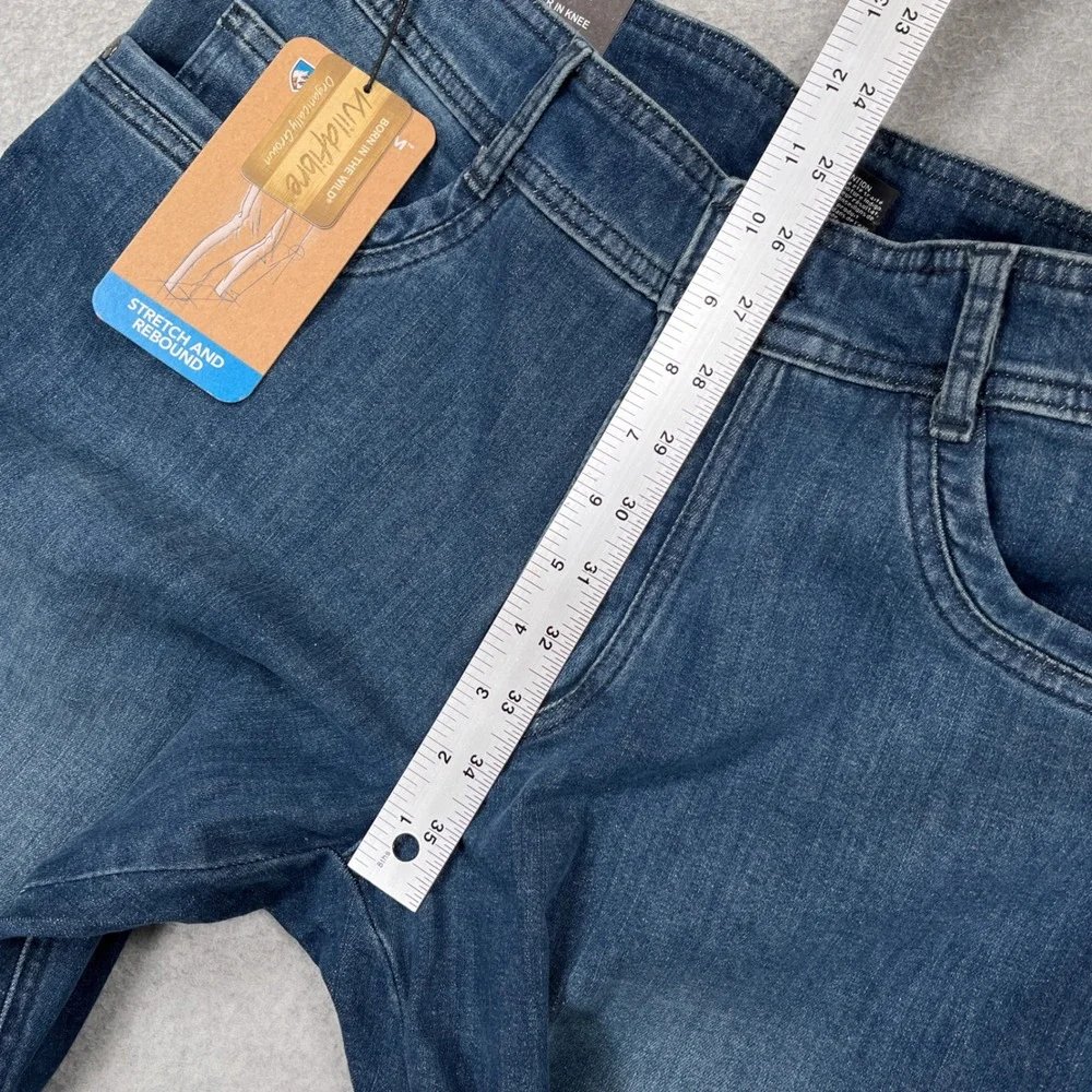 NEW KUHL Denim Klassik Fit Jeans Mens 35x34 Blue Medium Wash Stretch Zip 5200